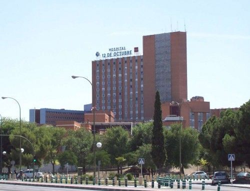HOSPITAL 12 DE OCTUBRE in Usera district in Madrid (Spain).
