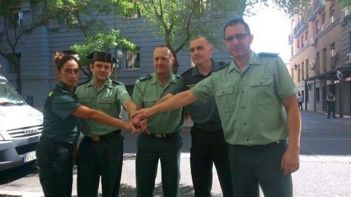 guardias civiles marcha