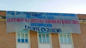 pancarta neonazi complutense
