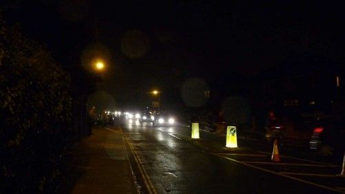 carretera de noche