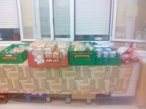 Los vecinos podrán llevarse alimentos a casa. Foto: Ayuntamiento de Aranjuez.