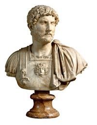 Busto de Adriano, Galería de los Ufizzi, Florencia.