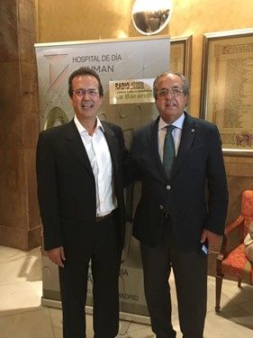 José Manuel Dolader director de labarandilla.org y el senador Antonio Alarco.