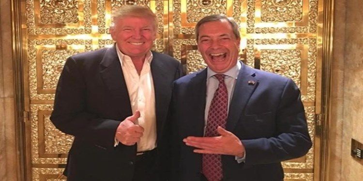 Donald Trump y Nigel Farage.