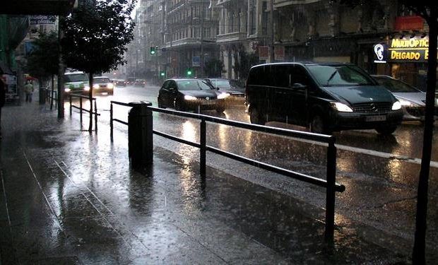lluvia madrid