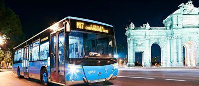 autobus madrid noche