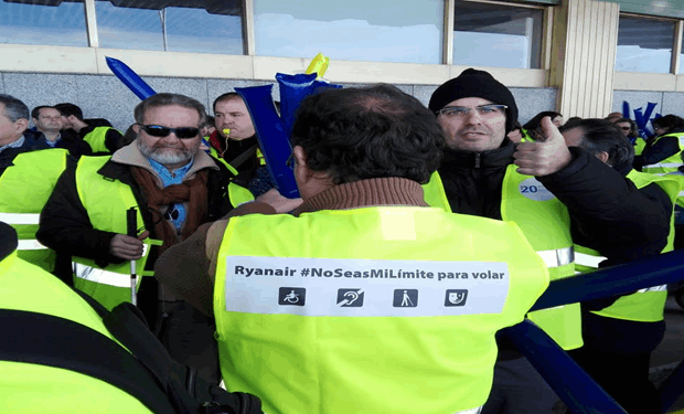 manifestacion ryanair