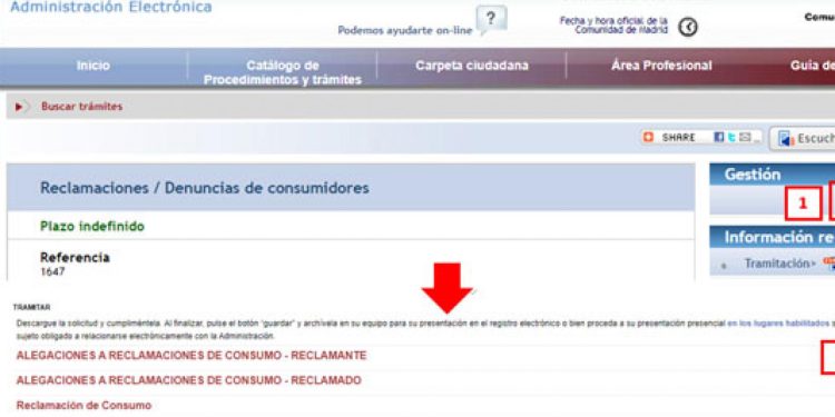 portal web de la Comunidad